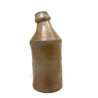 Drunken! Civil War Era Crooked Neck Knickerbocker NYC Stoneware Beer Bottle