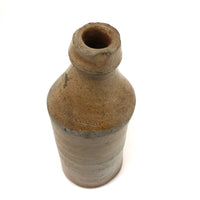 Drunken! Civil War Era Crooked Neck Knickerbocker NYC Stoneware Beer Bottle