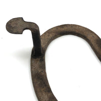 Hugely Tender c. 1820s Hand-forged Wrought Iron Heart Trivet