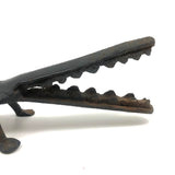 Fabulous Iron Folk Art Crocodile with File Body