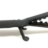 Fabulous Iron Folk Art Crocodile with File Body