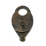 Forever True, Little Romer & Co.Brass Heart-ish Shaped Lock (No Key)