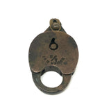 Forever True, Little Romer & Co.Brass Heart-ish Shaped Lock (No Key)