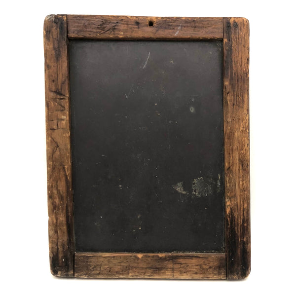 MH's Early American Primitive School Slate, All Original, Marvelous Patina