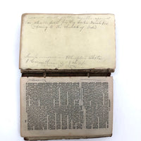 Dear Sacred Book, Oh Let Me Treasure Thee...Maranda Mowry's 1852 Pocket Bible with Handwritten Inscription