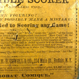 1870s M.H Cowell & Co. "Guiding Star Marker / Infallible Scorer" For Every Game!