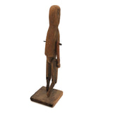 SOLD Carved Articulated Folk Art Figure with Goofy Face