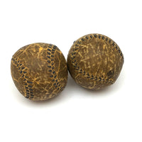 Beautifully Crackled c. Early 20th C. Handmade Balls - SOLD INDIVIDUALLY