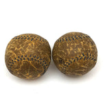 Beautifully Crackled c. Early 20th C. Handmade Balls - SOLD INDIVIDUALLY