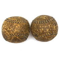 Beautifully Crackled c. Early 20th C. Handmade Balls - SOLD INDIVIDUALLY