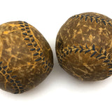 Beautifully Crackled c. Early 20th C. Handmade Balls - SOLD INDIVIDUALLY