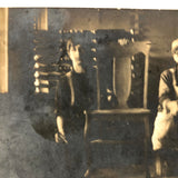 Very Young Chair Makers, 1907 RPPC with Note to Grandma, Kutztown, PA