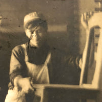 Very Young Chair Makers, 1907 RPPC with Note to Grandma, Kutztown, PA