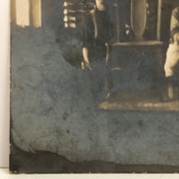 Very Young Chair Makers, 1907 RPPC with Note to Grandma, Kutztown, PA