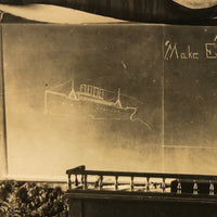 Make Every Moment Count: RPPC of Union Hall with Chalkboard Drawings