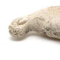 Intense and Otherwordly Presumed Antique Inuit Carving of Seal