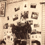 Roommates! Studious Young Men in Domestic Environs, Antique Mounted Photo