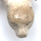 Intense and Otherwordly Presumed Antique Inuit Carving of Seal