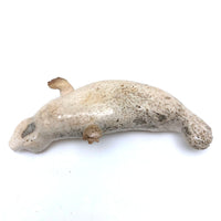 Intense and Otherwordly Presumed Antique Inuit Carving of Seal