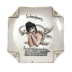 Lovesick (Liebesschmerz!) Beauty, Antique German Boudoir Dish