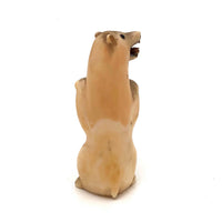 Inuit Eskimo Carved Tusk Standing Polar Bear