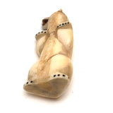 Inuit Eskimo Carved Tusk Standing Polar Bear