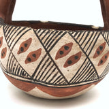 Lovely Older Isleta Pueblo Pottery Friendship Basket