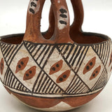 Lovely Older Isleta Pueblo Pottery Friendship Basket