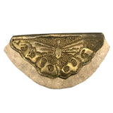 Embossed Brass Butterfly Pen Wipe