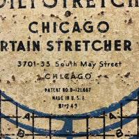 Graphically Satisfying and Creatively Useful Chicago Curtain Stretcher Co. Hostess Doily Stretcher