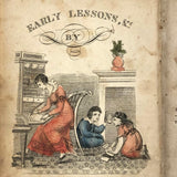 Early Lessons in Six Volumes, Very Charming, Scarce Set of 1820s Children's Books by Maria Edgeworth  with Marvelous Hand-colored Engravings