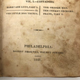 Early Lessons in Six Volumes, Very Charming, Scarce Set of 1820s Children's Books by Maria Edgeworth  with Marvelous Hand-colored Engravings