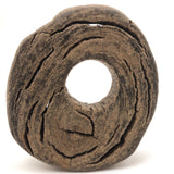 Sculptural Much Weathered Wood Round with Eye