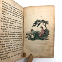 Early Lessons in Six Volumes, Very Charming, Scarce Set of 1820s Children's Books by Maria Edgeworth  with Marvelous Hand-colored Engravings