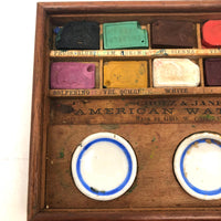 All Original 1860s Scholz and Janetzky American Travel Watercolor Set