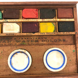 All Original 1860s Scholz and Janetzky American Travel Watercolor Set