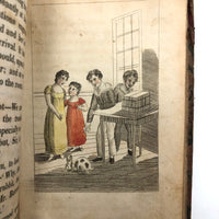 Early Lessons in Six Volumes, Very Charming, Scarce Set of 1820s Children's Books by Maria Edgeworth  with Marvelous Hand-colored Engravings