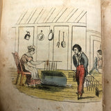 Early Lessons in Six Volumes, Very Charming, Scarce Set of 1820s Children's Books by Maria Edgeworth  with Marvelous Hand-colored Engravings