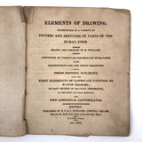 Ultra Scarce 1818 Edition, H. Williams' Elements of Drawing, Copper Engravings on Laid (Three Plates Lost)