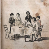 Early Lessons in Six Volumes, Very Charming, Scarce Set of 1820s Children's Books by Maria Edgeworth  with Marvelous Hand-colored Engravings