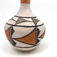 Nice c. 1930 Acoma Pueblo Vase with Long Neck