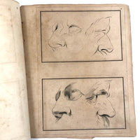 Ultra Scarce 1818 Edition, H. Williams' Elements of Drawing, Copper Engravings on Laid (Three Plates Lost)