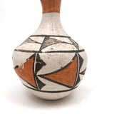 Nice c. 1930 Acoma Pueblo Vase with Long Neck