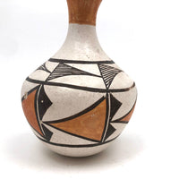 Nice c. 1930 Acoma Pueblo Vase with Long Neck