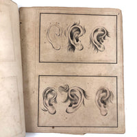 Ultra Scarce 1818 Edition, H. Williams' Elements of Drawing, Copper Engravings on Laid (Three Plates Lost)