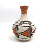 Nice c. 1930 Acoma Pueblo Vase with Long Neck