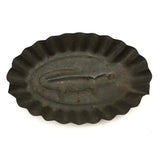 Scarce Old Tin Alligator Mold