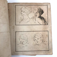 Ultra Scarce 1818 Edition, H. Williams' Elements of Drawing, Copper Engravings on Laid (Three Plates Lost)