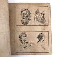 Ultra Scarce 1818 Edition, H. Williams' Elements of Drawing, Copper Engravings on Laid (Three Plates Lost)