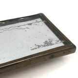 Beautiful (and Indestructible) Antique Handheld Brass Mirror, Chas Harrison, NY